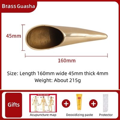Experimenta el poder del Gua Sha raspando cuerno herramienta corporal latón Guasha para masaje muscular de cara y cuerpo reducir la celulitis