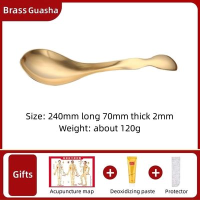 Masaje muscular con cobre puro Gua Sha Tabla Guasha Masaje raspador Terapia de presión Acupuntura Masajista Facial Alivio del dolor del cuerpo Cuchillo de fascia