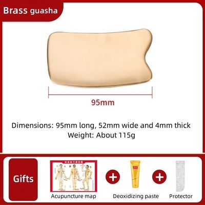 Herramienta de bronce Gua Sha Herramienta de masaje de raspado de cobre Guasha Herramienta de masaje para masaje muscular Herramienta de tejido cicatricial Herramienta IAS TM Herramientas Raspador de fascia