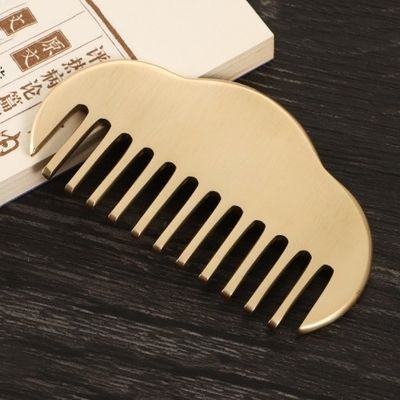 Herramienta de raspado de Guassha facial 100% de latón Gua Sha peine para mejorar la circulación sanguínea y masaje