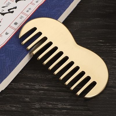 Brass Gua Sha Scalp Peinado de masaje Productos populares 2024 Cuero Guasha Punto de acupresión Masajista Herramienta Aparato de raspado
