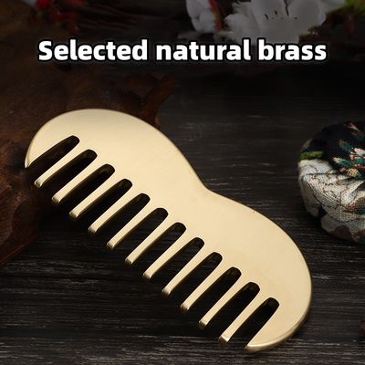 Brass Gua Sha Scalp Peinado de masaje Productos populares 2024 Cuero Guasha Punto de acupresión Masajista Herramienta Aparato de raspado