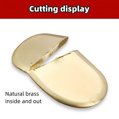 Logotipo personalizado Disponible tabla de raspado de Gua Sha de metal de latón para el masaje facial Spa Masajista Meridiano Masaje Herramienta para el cuidado de la piel en casa