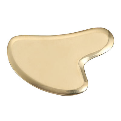 Masajista corporal de forma de corazón de latón natural placa de rascado de Gua Sha para masaje meridiano y masaje muscular