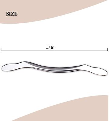 Masajeador corporal de acero inoxidable de plata para relajación muscular de los músculos. Herramientas de masaje. Ejercicio Fisioterapia.