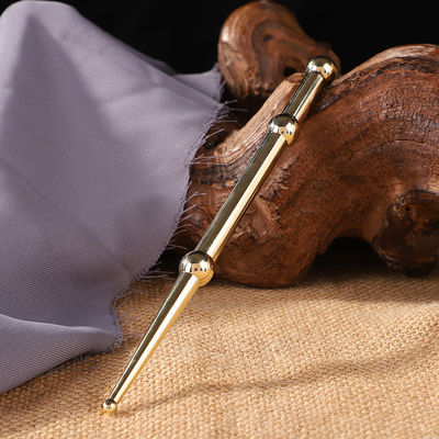 Herramientas de masaje de latón Manual de acupresión Reflexología Pluma para terapia corporal de masaje de tejidos Bastón de masaje Guasha Herramienta de terapia de acupuntura