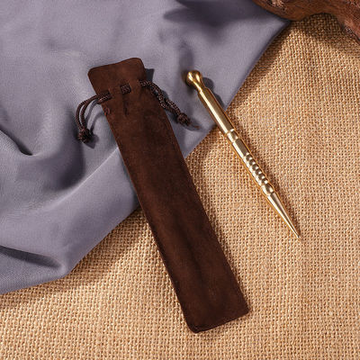 Acupuntura Terapia de doble extremo de bronce manual de acupresión Reflexología Pluma para el cuidado de la salud del cuerpo Terapia de masaje de tejidos