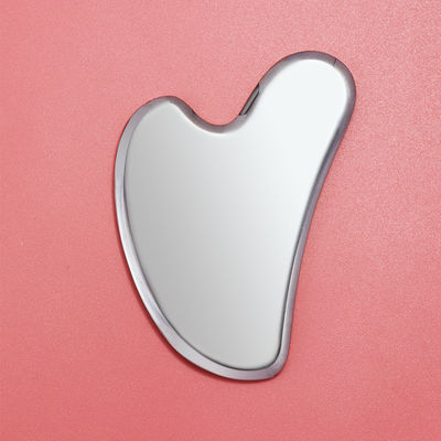 Masajeador corporal y facial de moda de acero inoxidable Gua Sha Tabla de masaje para la revitalización de la piel