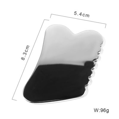 Equipo de masaje para la cabeza herramientas de masaje personalizadas para la cara de rodillos de masaje de metal Guasha Comb 304 de acero inoxidable Guasha Comb