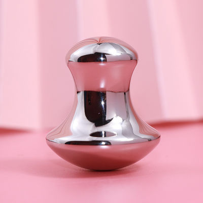 Logotipo personalizado disponible en acero inoxidable caliente en forma de hongo Gua Sha Masajista para belleza facial Cuidado del cuerpo Relajación de la piel