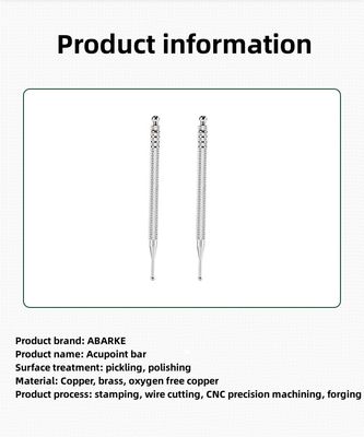 Equipo de masaje corporal Presión de la oreja de plata Punto de acupuntura Proba de masaje Detección auricular Bolígrafo Cuidado de la oreja Atención médica