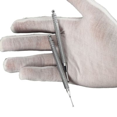 Equipo de masaje corporal Presión de la oreja de plata Punto de acupuntura Proba de masaje Detección auricular Bolígrafo Cuidado de la oreja Atención médica