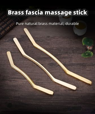 Masajeador corporal Curación con cobre puro Gua Sha IASTM para centro de salud Herramienta de fisioterapia de la fascia de latón
