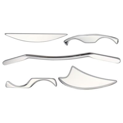 Equipo de masaje de latón 2024 de acero inoxidable Gua Sha Long Bar Metal Guasha Herramienta de raspado para músculo y tejido