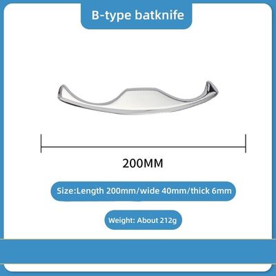 Equipo de masaje de latón 2024 de acero inoxidable Gua Sha Long Bar Metal Guasha Herramienta de raspado para músculo y tejido