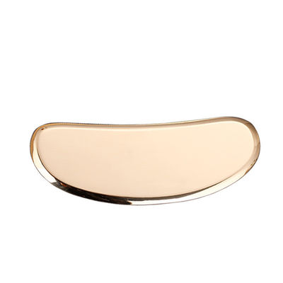 Herramienta de masaje profesional de oro de cobre de latón manejar masajeador facial Guasha tablero con alta calidad