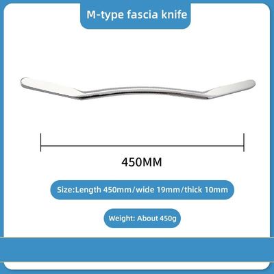 Equipo de masaje de acero inoxidable Gua Sha de metal para raspar el músculo y relajar las fascias