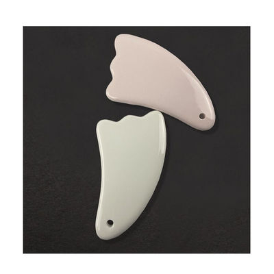 Tabla de masaje de cerámica Guasha La mejor opción para el cuidado de la piel del rostro y el cuerpo Tratamiento de Gua Sha en el cuidado de la salud de Spa