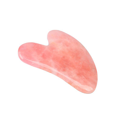 OEM ODM Pink Quartz Gua Sha Set Producto de belleza más vendido con masajeador facial rosa y herramienta de raspado de masaje