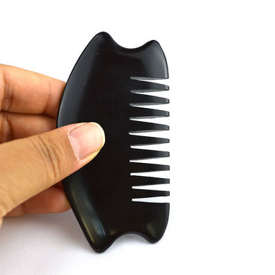 China Piedra Bian Cuero cabelludo Gua Sha Comb Logotipo personalizado disponible para masaje del cuero cabelludo