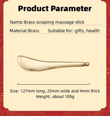 Masajeador corporal Oro Gua Sha Metal Raspadora Bastón Guasha Masajeador facial Meridiano Masaje de puntos de acupuntura Reflexología Belleza de la piel