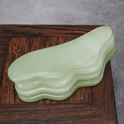 Estiramiento de la piel Lifting Eliminación de arrugas Natural Xiuyan Jade Gua Sha raspado tabla de masaje Logotipo personalizado 2024 Mejor producto