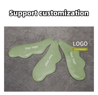 Estiramiento de la piel Lifting Eliminación de arrugas Natural Xiuyan Jade Gua Sha raspado tabla de masaje Logotipo personalizado 2024 Mejor producto
