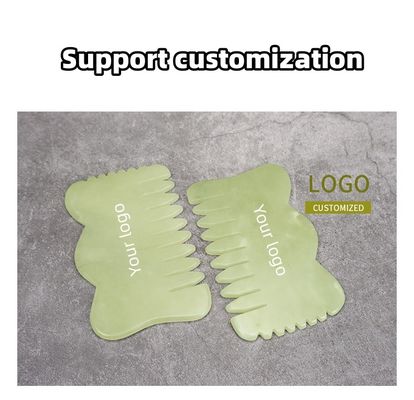 2024 Jade Stone Comb Head Massager Body Muscles Massage Tool para el cuidado de la salud del cabello