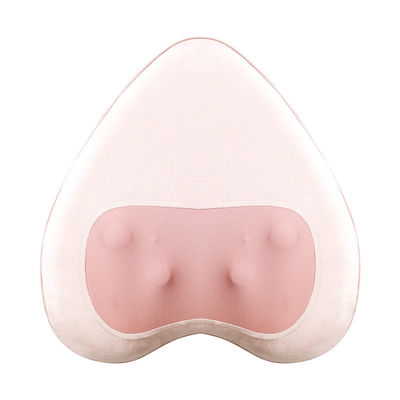 Fisioterapia Cuidado de la salud Muebles para el hogar Cushion de espalda 2024 Productos tendencia Forma del corazón Máquina de almohada de masaje de cuerpo entero en rosa