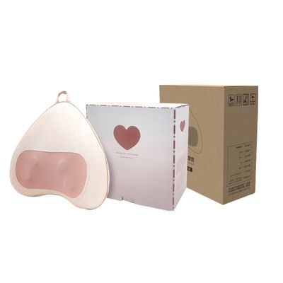 Fisioterapia Cuidado de la salud Muebles para el hogar Cushion de espalda 2024 Productos tendencia Forma del corazón Máquina de almohada de masaje de cuerpo entero en rosa