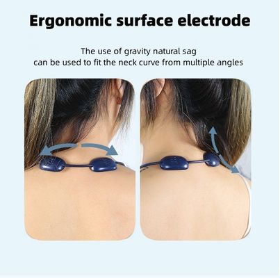 Área de masaje 2024 Smart Electric Pulse Mini Neckband Therapy Massager para protección del cuello y logotipo personalizado disponible