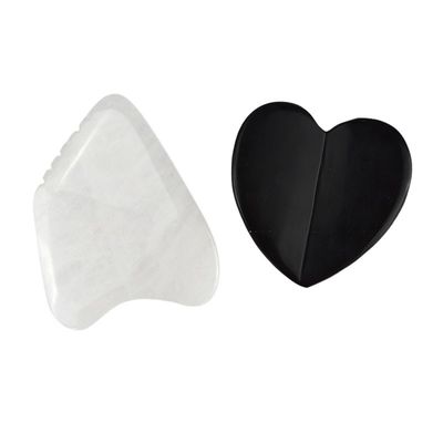 Masajeador corporal Gua Sha personalizado Black Bianstone Guasha Board para masaje muscular y terapia física