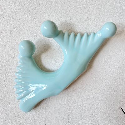 Masaje muscular Cerámica Gua Sha Board Máquina de terapia anti celulitis para herramientas de masaje facial azul
