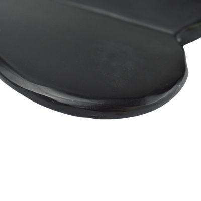 2024 Forma de corazón Natural Negro Piedra Bian Gua Sha Raspado Herramienta de masaje para el drenaje linfático Función de masaje muscular