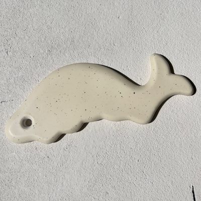 Eficaz masaje en forma de pez de cerámica Gua Sha herramienta de raspado para masajeador facial