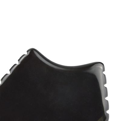 Herramienta de masaje 2024 Natural Piedra Bian Negro Gua Sha Tabla de raspado Guasha Cuidado de la salud facial y del cuerpo Producto de masajeador corporal