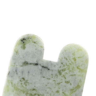Herramienta de masaje de belleza facial 2024 U Forma Natural Xiuyan Jade Gua Sha Scraping Board con función de masaje muscular