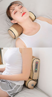 Diseño 2023 Masaje corporal Shiastu Vibración de calefacción Masajeador eléctrico de espalda almohada con función de fisioterapia con calor infrarrojo