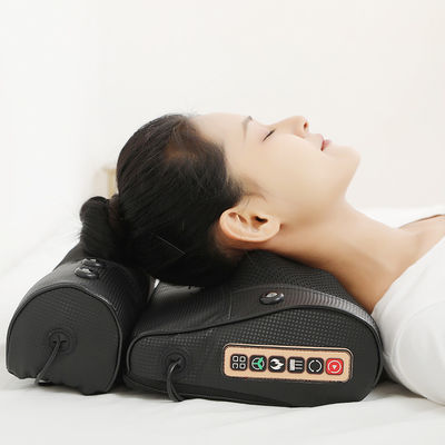 2023 Home Electric Neck Cushion Shiatsu Masajista de espalda con función de calor y logotipo personalizado disponible almohada de masaje