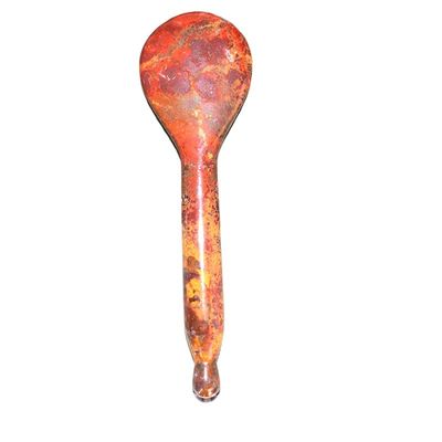 Red Mookaite Jade Gua Sha Stick para masaje facial de mano y masaje de piedras de reflexología