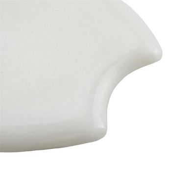 Equipo de masaje Mejor vendedor Masaje facial personalizado de Jade Blanco Herramientas de Guasha para la cara Masaje de piedra de Jade Gua Sha Tabla