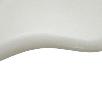 Herramienta de salón de belleza para el cuidado de la piel piedra de jade blanca natural Gua Sha tabla de raspado para masaje corporal