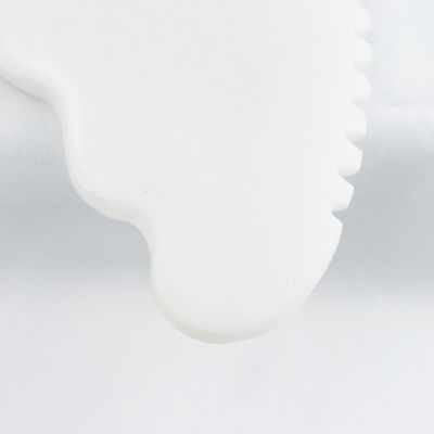 Herramienta de masaje piedra de jade blanca natural Gua Sha tabla de raspado para masajeador facial herramienta de cuidado de la piel antienvejecimiento