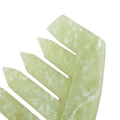Peinillo de masaje de jade Xiuyan para Gua Sha Cuidado de la cara y la cabeza Relajante