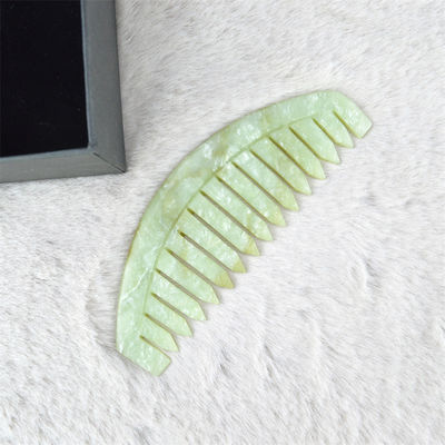 Peinillo de masaje de jade Xiuyan para Gua Sha Cuidado de la cara y la cabeza Relajante