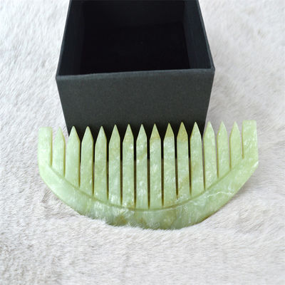 Peinillo de masaje de jade Xiuyan para Gua Sha Cuidado de la cara y la cabeza Relajante