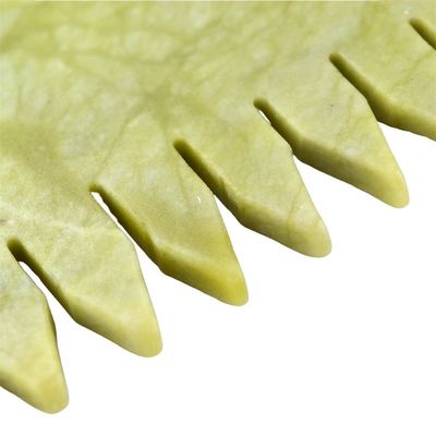 Peinado de masaje estilo natural Xiuyan Jade Gua Sha Scalp Guasha Piedra Cabeza Masajista Cuidado del cabello Salón de belleza herramienta de salud