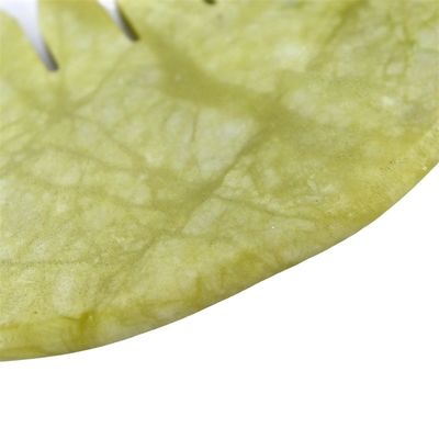 Peinado de masaje estilo natural Xiuyan Jade Gua Sha Scalp Guasha Piedra Cabeza Masajista Cuidado del cabello Salón de belleza herramienta de salud