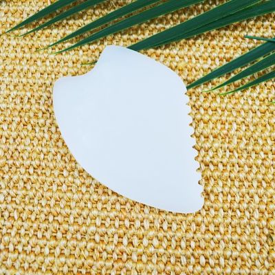 2024 Afganistán White Jade Gua Sha Scraping Board Logotipo personalizado disponible para masaje muscular y cuidado de la salud de la piel