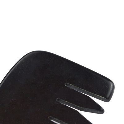 2024 Mini Natural Negro Piedra Bian Gua Sha Cabello Peinillo de masaje para la cabeza Peinillo de masaje para la cara Peinillo de masaje para el cuerpo